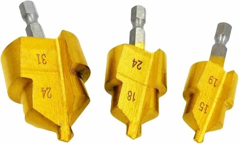6.35mm Hexagonal Shank Drill Bit for Expanding Water Pipes 1pcs(1PCS 15-19) in Saudi Arabia