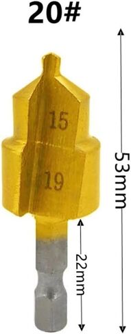 6.35mm Hexagonal Shank Drill Bit for Expanding Water Pipes 1pcs(1PCS 15-19) in Saudi Arabia