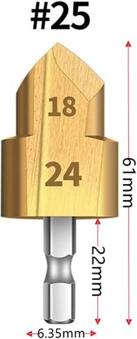 Water Pipe Reaming Repair Drill Bit 4/6/1 Inch Pipe Lifting Drill Bit Hot Melt Machine Accessories 1Pcs(1PCS 15-19) in Kuwait