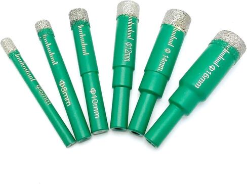6mm-16mm Diamond Coated Drill Bit for Tile Marble Glass Ceramic Hole Drill Diamond Core Bit Meal Drilling 1Pcs(12mm) in Saudi Arabia