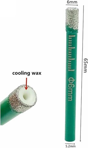 6mm-16mm Diamond Coated Drill Bit for Tile Marble Glass Ceramic Hole Drill Diamond Core Bit Meal Drilling 1Pcs(12mm) in Saudi Arabia