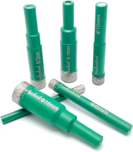 6mm-16mm Diamond Coated Drill Bit for Tile Marble Glass Ceramic Hole Drill Diamond Core Bit Meal Drilling 1Pcs(12mm) in Saudi Arabia