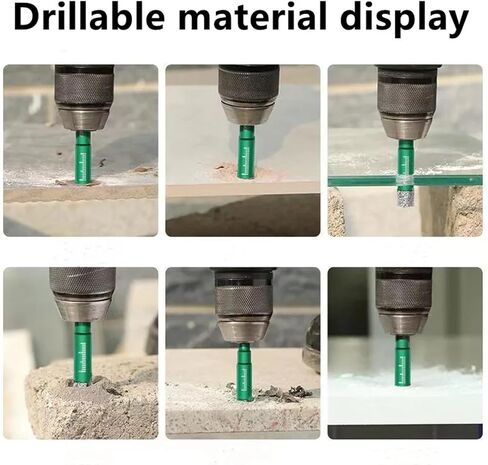 6mm-16mm Diamond Coated Drill Bit for Tile Marble Glass Ceramic Hole Drill Diamond Core Bit Meal Drilling 1Pcs(12mm) in Saudi Arabia