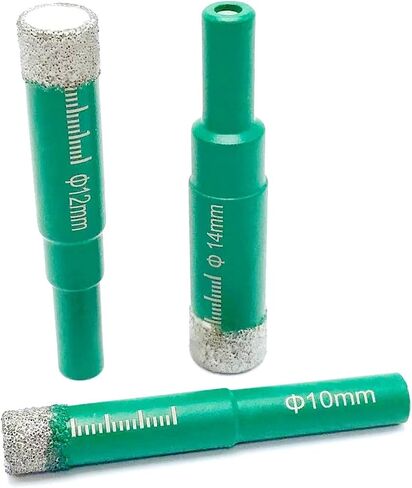 6mm-16mm Diamond Coated Drill Bit for Tile Marble Glass Ceramic Hole Drill Diamond Core Bit Meal Drilling 1Pcs(12mm) in Saudi Arabia