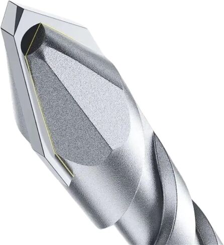 High Hardness Eccentric Drill Precision Drilling 6/8/10/12mm Glass Tile Ceramic Punching Rock Slab Triangle Drill Bit ﻿1Pcs(6mm-8mm-10mm) in Kuwait