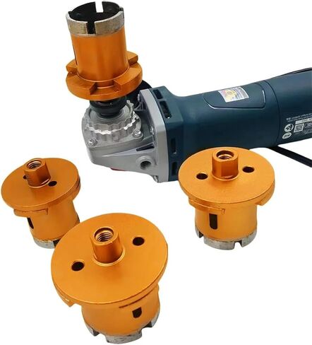 Angle Grinder Sintering Basin Drilling Sewer Pipe Sink Marble Ceramic Tile Washbasin Punching Drill Bit Tool 3Pcs in Saudi Arabia
