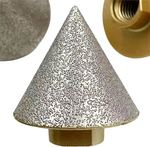 Dia 35mm/50mm Diamond Chamfering Milling Bit Tile Crown Bevelling Grinding for Ceramic Marble Porcelain 1Pcs(1pc 35mm M14 Thread) in Saudi Arabia