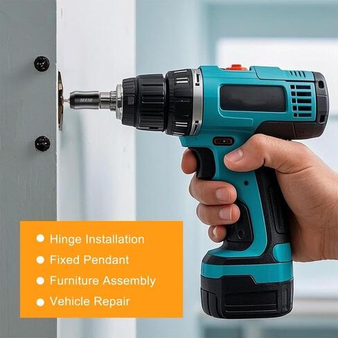 2 Pcs Strong Magnetic Screw Ring, 1/4 Inch/ 6.35 mm Universal Magnetic Screw Ring Bit for Hex Screwdriver and Power Bits in Kuwait