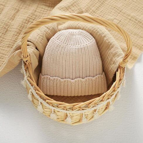 DovFanny Baby Beanie Hat – Cotton Soft & Breathable Knit Skull Cap for Newborn Infant Toddler, Warm Winter Hat in Saudi Arabia