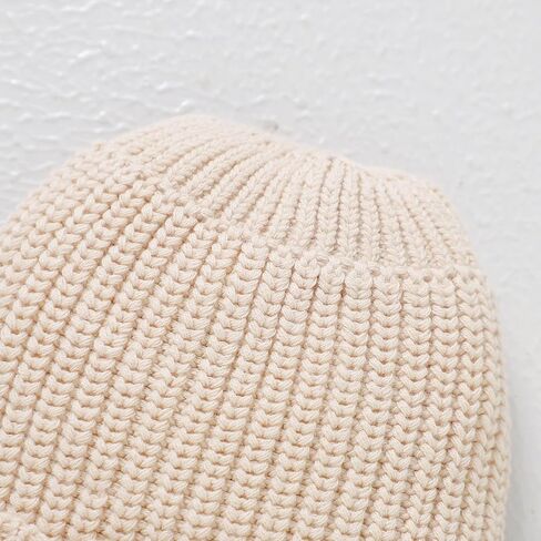 DovFanny Baby Beanie Hat – Cotton Soft & Breathable Knit Skull Cap for Newborn Infant Toddler, Warm Winter Hat in Saudi Arabia