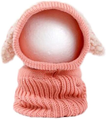 LIFKOME Caps Scarf Caps Hats with Collar Knitted Woolen Coif in Saudi Arabia