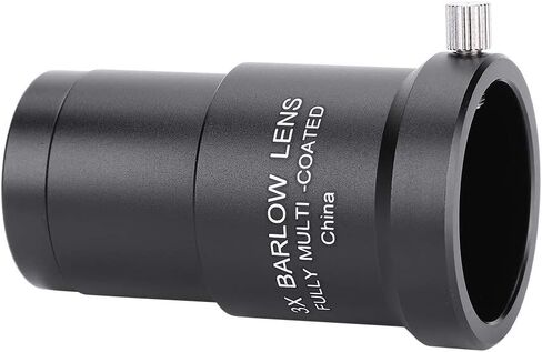 KIMISS 3X Barlow Lens for Telescopes 1 25 Eyepiece Magnification Fully Multi Coated Optical Glass in Saudi Arabia