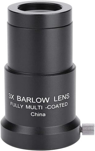 KIMISS 3X Barlow Lens for Telescopes 1 25 Eyepiece Magnification Fully Multi Coated Optical Glass in Saudi Arabia