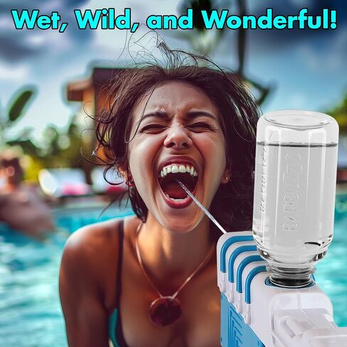 Funwares 6oz Party Drink Dispenser – Food-Safe Shot Glass-Style Sprayer for Adults, Leak-Resistant, Mess-Free Fun for Pool Parties, Tailgates, and White Elephant Gifting in Saudi Arabia