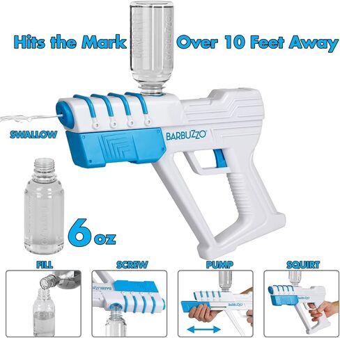 Funwares 6oz Party Drink Dispenser – Food-Safe Shot Glass-Style Sprayer for Adults, Leak-Resistant, Mess-Free Fun for Pool Parties, Tailgates, and White Elephant Gifting in Saudi Arabia