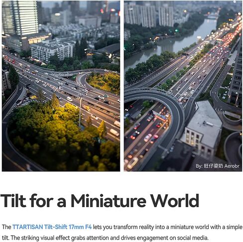 TTARTISAN 17mm f/4 Tilt-Shift for GFX Mount, Full Frame Tilt Shift 17mm f4 Manual Focus Lens (GFX Mount) in Saudi Arabia