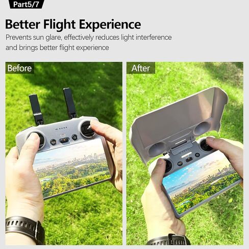مجموعة ملحقات حافظة صلبة FPVtosky لجهاز DJI Mini 5 Pro، مجموعة ملحقات الطائرة بدون طيار تتضمن حافظة مزدوجة الطبقات، ظلة RC2، حبل قصير، واقي زجاجي مقوى لشاشة RC2، وسادة هبوط، مجموعة مرشح، عصا التحكم (7 في 1) in Kuwait