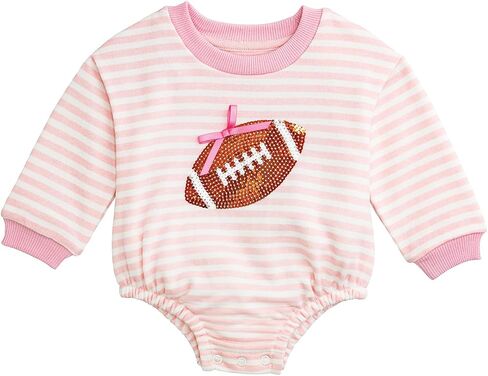 Mud Pie baby-girls Kids Baby Girl Stripe Sequin One-piece Bubble in Saudi Arabia