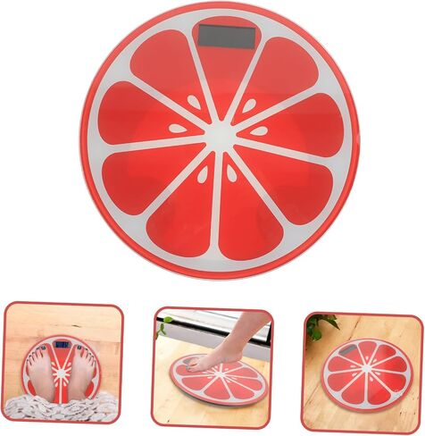 minkissy Digital Weight Scale Cartoon Shaped Weight Scale Portable Fitness Scale with High Precision Strain Gauge Sensor Durable and Tempered for Accurate Measurements in Saudi Arabia