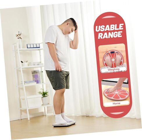 minkissy Digital Weight Scale Cartoon Shaped Weight Scale Portable Fitness Scale with High Precision Strain Gauge Sensor Durable and Tempered for Accurate Measurements in Saudi Arabia