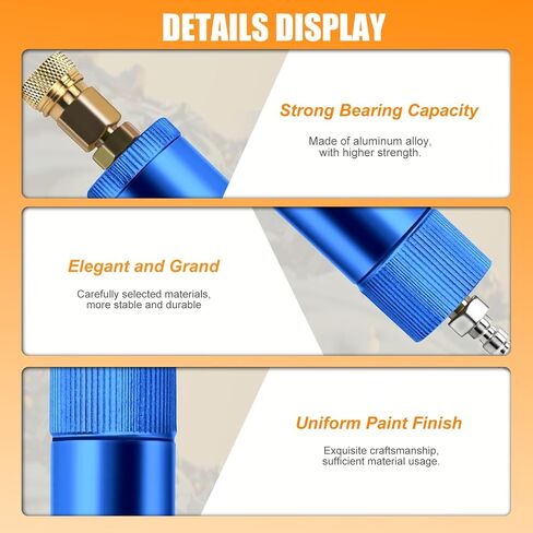 High Pressure PCP Air Filter Oil-Water Separator, 40MPa/5800Psi Inline Moisture Separator with 8mm Quick Connect, Complete Kit with 25 Filters, Sealing Rings & Gaskets for Air Compressor Pump (Yellow) in Saudi Arabia