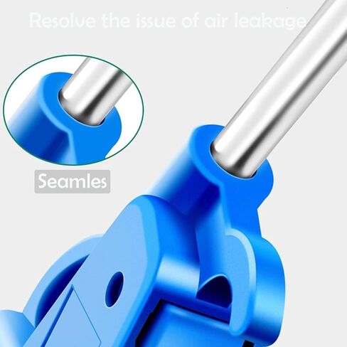 Air Blow Gun with Fixed Nozzle, High Flow Powerfu Pneumatic Tool for Air Compressor Accessories, Dust Removal Cleaning with Joint & Rubber Tip (Blue(4ack)) in Saudi Arabia