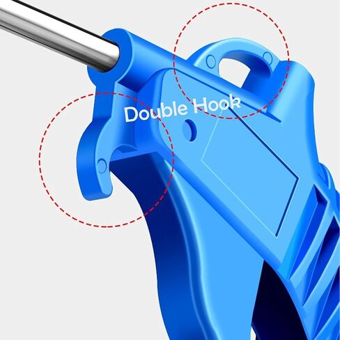 Air Blow Gun with Fixed Nozzle, High Flow Powerfu Pneumatic Tool for Air Compressor Accessories, Dust Removal Cleaning with Joint & Rubber Tip (Blue(4ack)) in Saudi Arabia