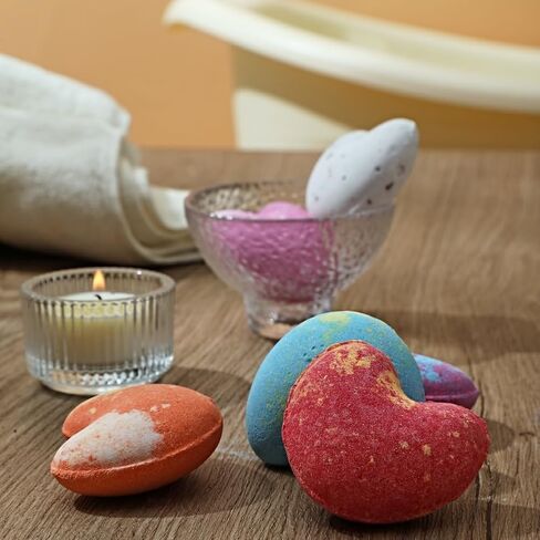 Bath Bombs Gift Set, 9 x 1.41 Oz/ 40g. Essential Oil Spa Bomb Fizzies, Relaxation, Moisturizing and Fun for Women, Wife, Mom, Girls, Teens, Daughter and Her in Saudi Arabia