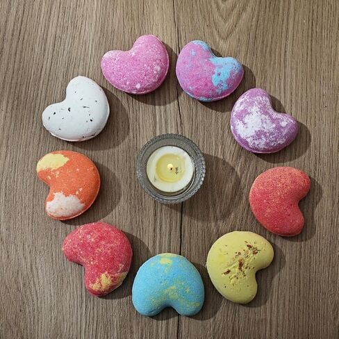 Bath Bombs Gift Set, 9 x 1.41 Oz/ 40g. Essential Oil Spa Bomb Fizzies, Relaxation, Moisturizing and Fun for Women, Wife, Mom, Girls, Teens, Daughter and Her in Saudi Arabia