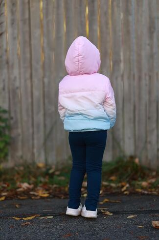 ديزني فروزن إلسا الأميرة بيل موانا ميني طفل فتاة سترة منتفخة خفيفة الوزن قابلة للحزم معطف الشتاء الدفء 2-10 سنوات in Kuwait