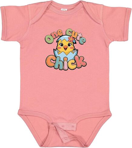 inktastic 1 Cute Chick Baby Bodysuit in Saudi Arabia