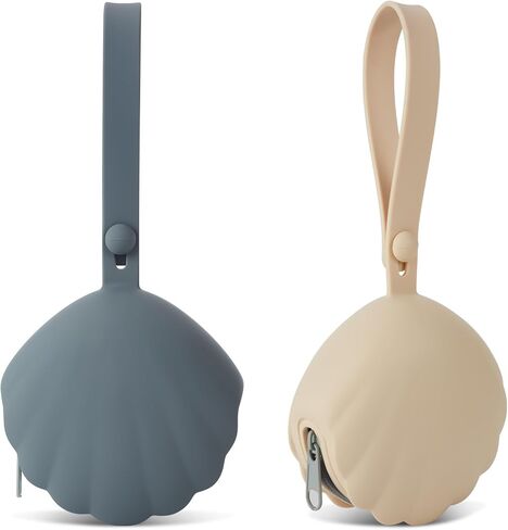 Silicone Pacifier Holder Case, Portable Leakproof Design Baby Pacifier Storage Case, BPA Free, Easy Clean, 2 Pack (Dusty Lilac+Blush) in Saudi Arabia