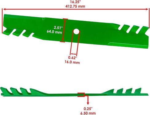 Powersports Replacement Parts for AM104489 PT11136 M73509 6300 48" Deck Mulching Blades for John Deere for Rotary Mod-C33C-38244 in Saudi Arabia