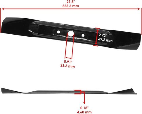 Powersports Replacement Parts for 21" Rotary Mulching Blade For John Deere 12PB 12SB 12PC M125413 M112972 M77178 Mod-C33C-38912 in Saudi Arabia