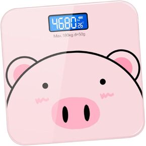 Cartoon Body Weight Scale Precision Electronic Household Scale USB Charging for Home Use Accurate Measurement for Ages in Saudi Arabia