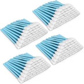 Foam Cleaning Swab Sticks, Dust-Free Cleaning Sponge Tip Swabs Printer Heads, Scanners, Camera Lenses, Chip Hard Disk Industries, Optical Lenses and Optical Equipment (200) in Saudi Arabia