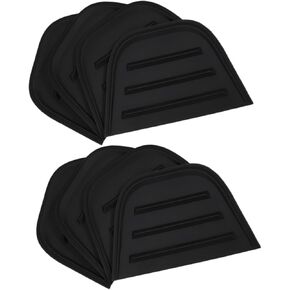 jojofuny 8Pcs Black Plastic Corner Guards Luggage Edge Protectors with Non-Slip Drip Glue for Suitcase and Bag Corner Protection in Kuwait