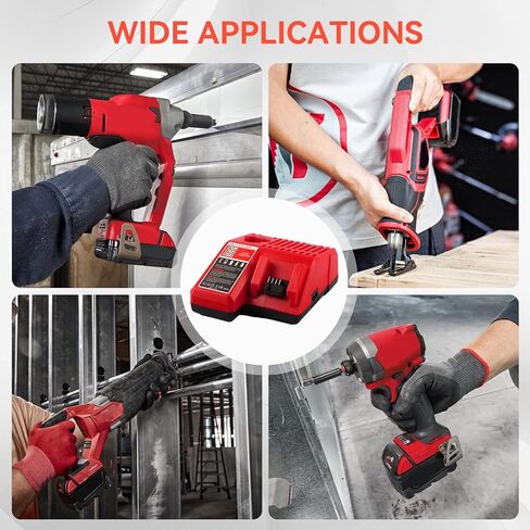 18V 6.0Ah Replacement for Milwaukee M18 Battery and 48-11-1840 Charger Combo (Not Made in Milwaukee) in Saudi Arabia