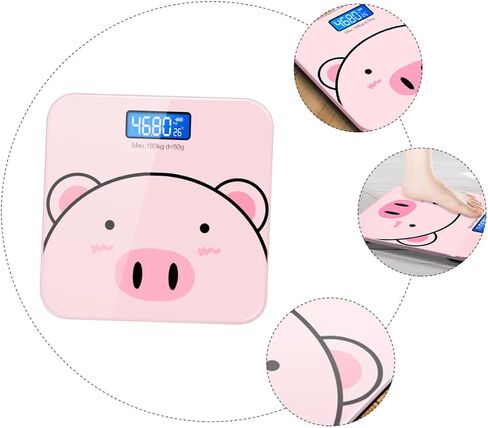 minkissy Multi-Purpose Electronic Weight Scale Health USB Charging Auto Safe Material in Saudi Arabia