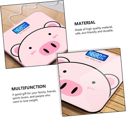 minkissy Multi-Purpose Electronic Weight Scale Health USB Charging Auto Safe Material in Saudi Arabia