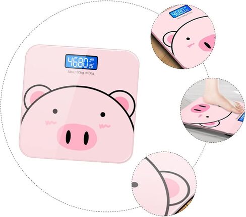 مقياس وزن الجسم الكرتوني، مقياس منزلي إلكتروني دقيق، شحن USB للاستخدام المنزلي، قياس دقيق للأعمار in Saudi Arabia