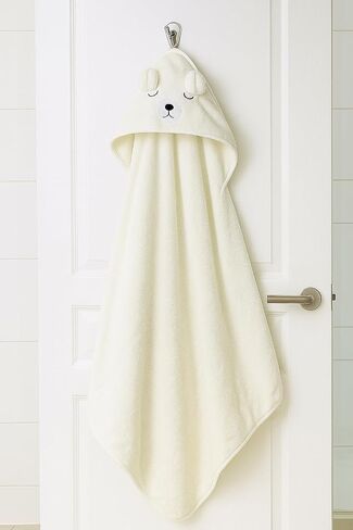 Hooded Baby Bath Towel, Pink Design, Soft and Absorbent (Blue) in Saudi Arabia