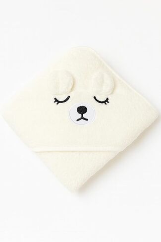Hooded Baby Bath Towel, Pink Design, Soft and Absorbent (Blue) in Saudi Arabia