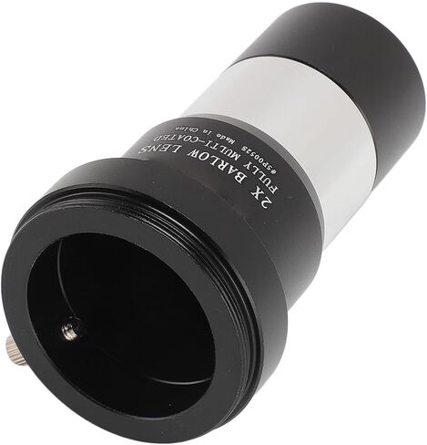 Diyeeni 2X Barlow Lens, Multi Coated Barlow Lens with Dust Cover, M42x0.75mm Male Thread, M28.6x0.6mm Female Thread, for 1.25in Astronomical Telescope Eyepieces in Saudi Arabia