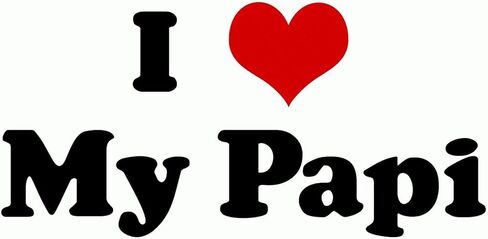 تي شيرت CafePress I Love My Papi بأكمام طويلة تي شيرت لطيف للأطفال الرضع بأكمام طويلة in Saudi Arabia