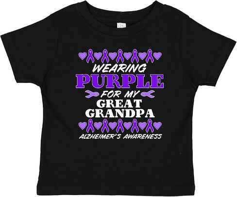 inktastic Wearing Purple for My Great Grandpa- Alzheimer's Baby T-Shirt in Kuwait