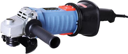 5 Inch Concrete Planer 1500W with Dust Extraction Shroud and Diamond Cup Wheel, Floor Carpet Vinyl & Tile Adhesive Removal Machine (With x2 Grinding Wheel) in Saudi Arabia
