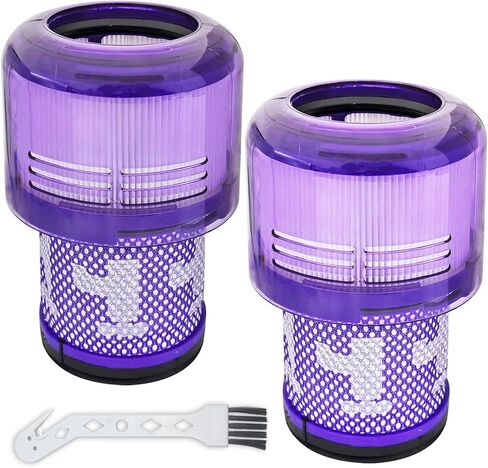 طقم مرشح بديل مكون من 3 عبوات متوافق مع محرك عزم الدوران Dyson V11/الحيوان/المطلق/الكامل/الإضافي، V15 Detect، V15s Detect Submarine، SV14، SV15، SV17، SV22، SV28، SV47 in Kuwait