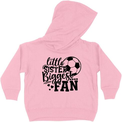 Soccer Little Sister Kids Hoodie Sweatshirt Toddler in Saudi Arabia