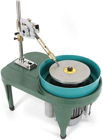 Professional Gem Faceting Machine Jewel Angle Polisher, 180W 2800RPM Bench Gemstone Jade Faceting Machine Jewel Polishing Grinding Machine with Faceted Manipulator in Saudi Arabia